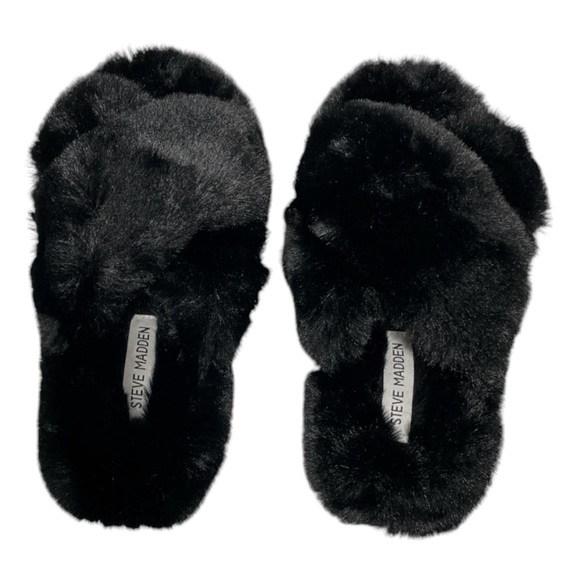 Steve Madden Faux Fur Slippers | Size 5/6 - Picture 3 of 5
